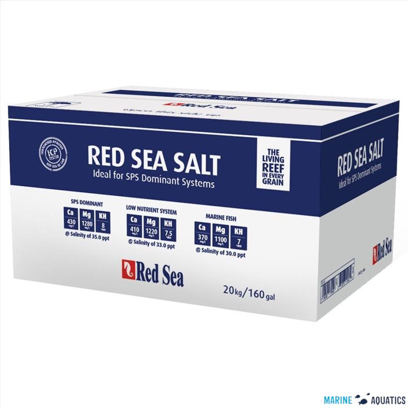Red Sea Salt sea salt, box, 20kg Red Sea Marine Aquatics.eu